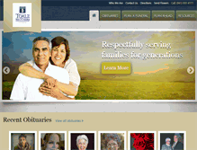 Tablet Screenshot of ewingfuneralhome.com